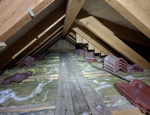 Zateplení stropu rodinného domu v Brně